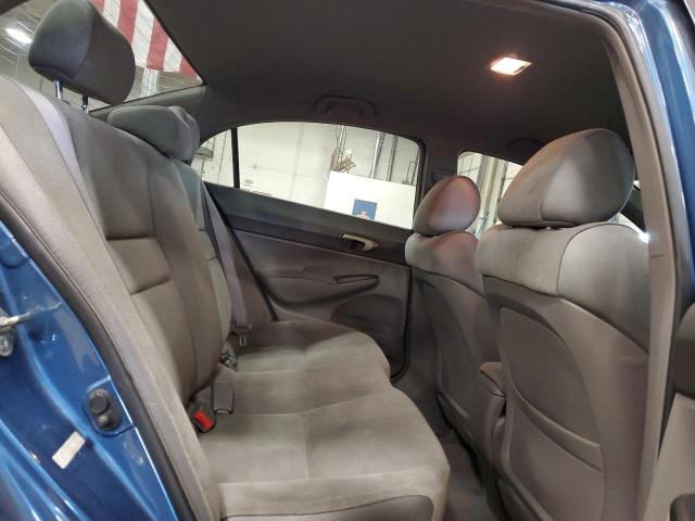 1HGFA165X7L118812 - 2007 HONDA CIVIC LX BLUE photo 10