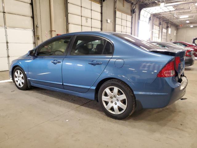 1HGFA165X7L118812 - 2007 HONDA CIVIC LX BLUE photo 2