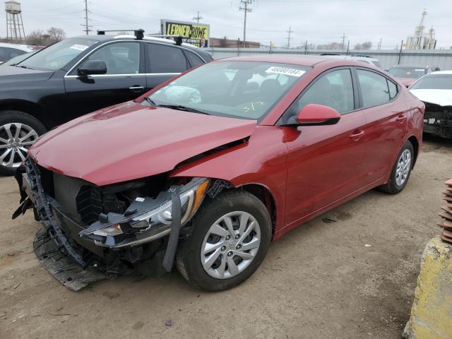 KMHD74LF7JU614196 - 2018 HYUNDAI ELANTRA SE RED photo 1