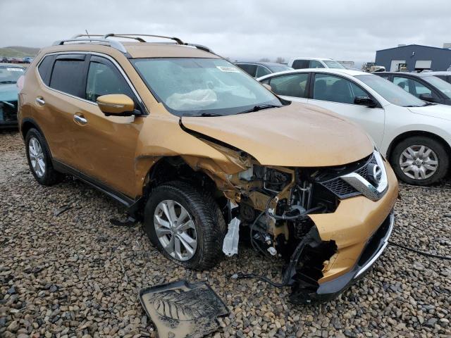 5N1AT2MV5EC819357 - 2014 NISSAN ROGUE S ORANGE photo 4