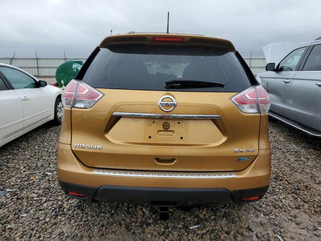 5N1AT2MV5EC819357 - 2014 NISSAN ROGUE S ORANGE photo 6