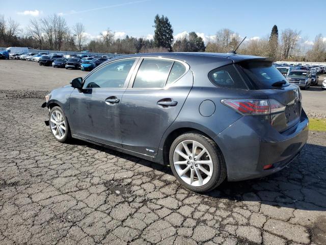 JTHKD5BH9B2029242 - 2011 LEXUS CT 200 CHARCOAL photo 2