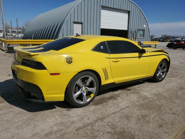 2G1FK1EJ3E9234201 - 2014 CHEVROLET CAMARO 2SS YELLOW photo 3