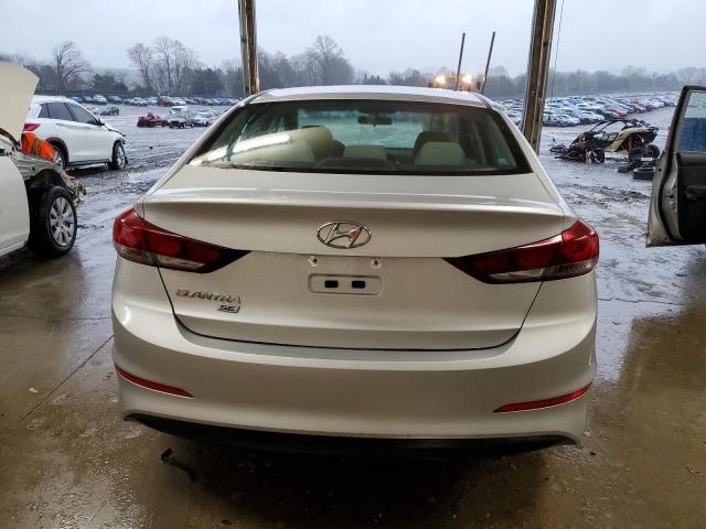 5NPD74LF2JH227344 - 2018 HYUNDAI ELANTRA SE SILVER photo 6