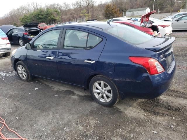 3N1CN7AP7DL873839 - 2013 NISSAN VERSA S BLUE photo 2