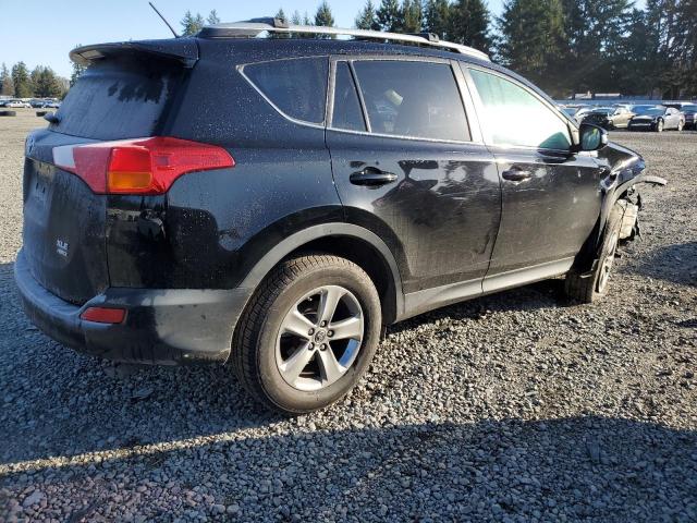 2T3RFREV4FW230482 - 2015 TOYOTA RAV4 XLE BLACK photo 3