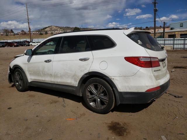 KM8SR4HF8EU066239 - 2014 HYUNDAI SANTA FE GLS WHITE photo 2