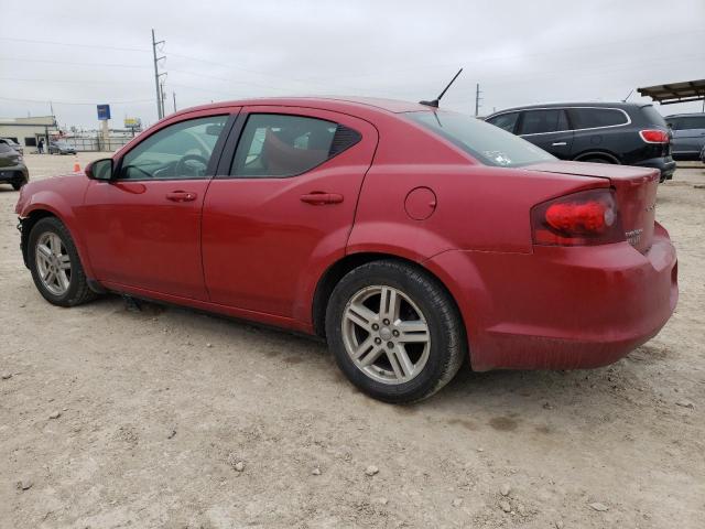 1C3CDZCB3EN128136 - 2014 DODGE AVENGER SXT RED photo 2