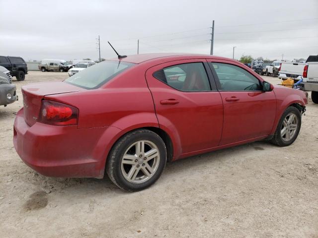 1C3CDZCB3EN128136 - 2014 DODGE AVENGER SXT RED photo 3