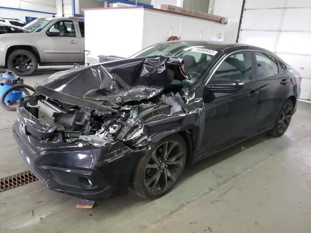 2HGFC2F81KH584855 - 2019 HONDA CIVIC SPORT 黑色 照片 1