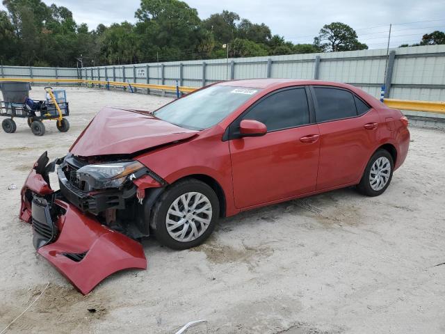 5YFBURHE8KP867009 - 2019 TOYOTA COROLLA L BURGUNDY photo 1