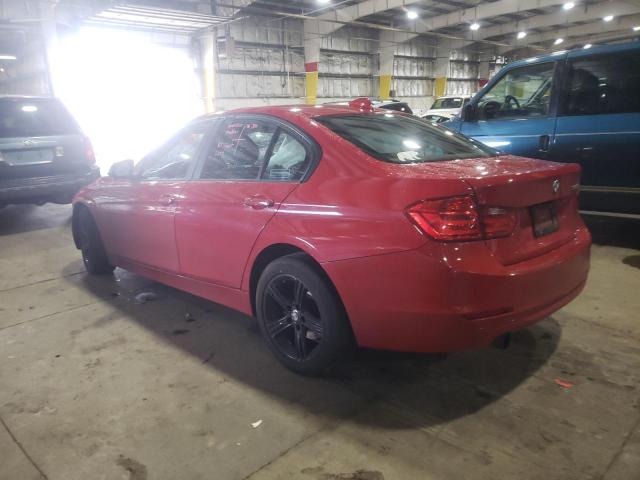 WBA3B1G5XENS77681 - 2014 BMW 320 I RED photo 2