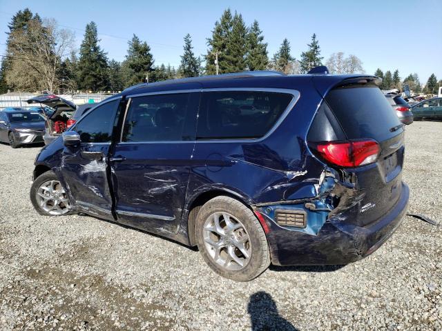 2C4RC1GG5JR320865 - 2018 CHRYSLER PACIFICA LIMITED BLUE photo 2