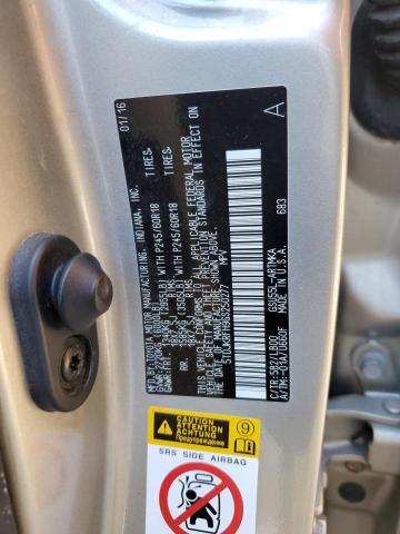 5TDJKRFH9GS250277 - 2016 TOYOTA HIGHLANDER XLE TAN photo 13