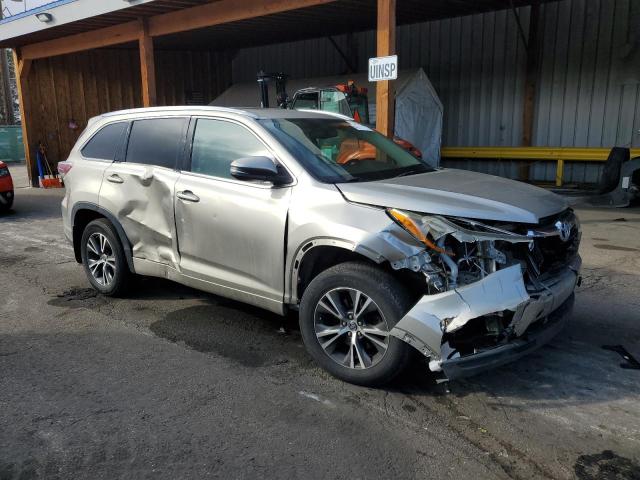 5TDJKRFH9GS250277 - 2016 TOYOTA HIGHLANDER XLE TAN photo 4