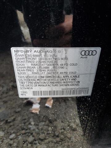WA1DGBFE2ED008462 - 2014 AUDI Q7 PRESTIGE BLACK photo 13