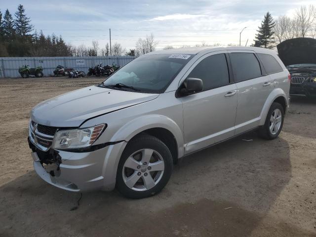 3C4PDCAB8DT524509 - 2013 DODGE JOURNEY SE SILVER photo 1