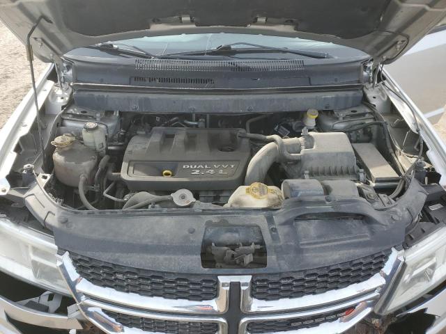 3C4PDCAB8DT524509 - 2013 DODGE JOURNEY SE SILVER photo 12