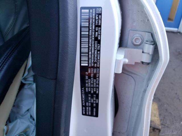 ZASPAKBNXL7C93313 - 2020 ALFA ROMEO STELVIO TI თეთრი ფოტო 12