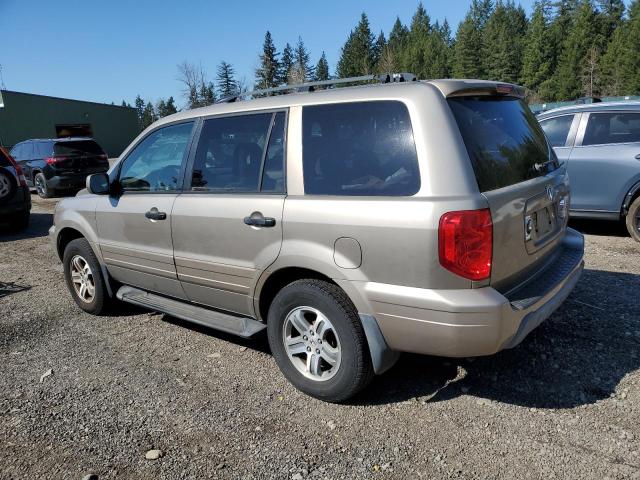 2HKYF18443H616046 - 2003 HONDA PILOT EX GOLD photo 2