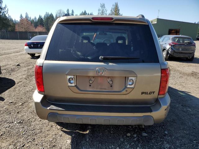 2HKYF18443H616046 - 2003 HONDA PILOT EX GOLD photo 6