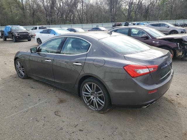 ZAM57XSA9F1152518 - 2015 MASERATI GHIBLI GRAY photo 2