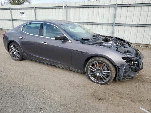 ZAM57XSA9F1152518 - 2015 MASERATI GHIBLI GRAY photo 4