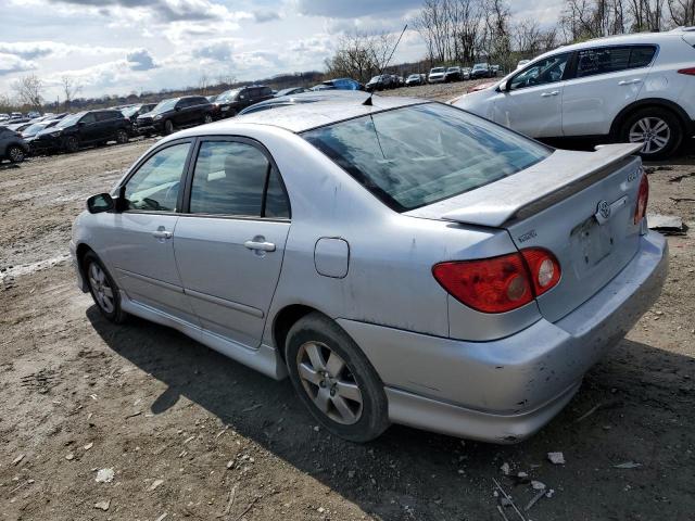 2T1BR32E18C939135 - 2008 TOYOTA COROLLA CE SILVER photo 2