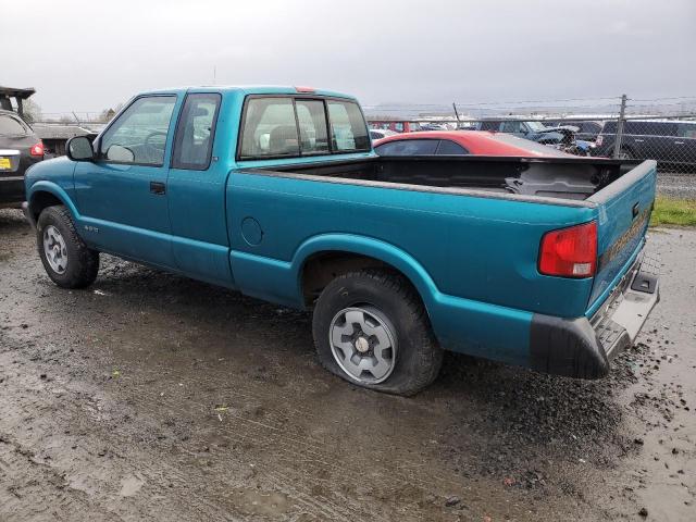 1GCDT19Z0S8108297 - 1995 CHEVROLET S10 S10 TURQUOISE photo 2