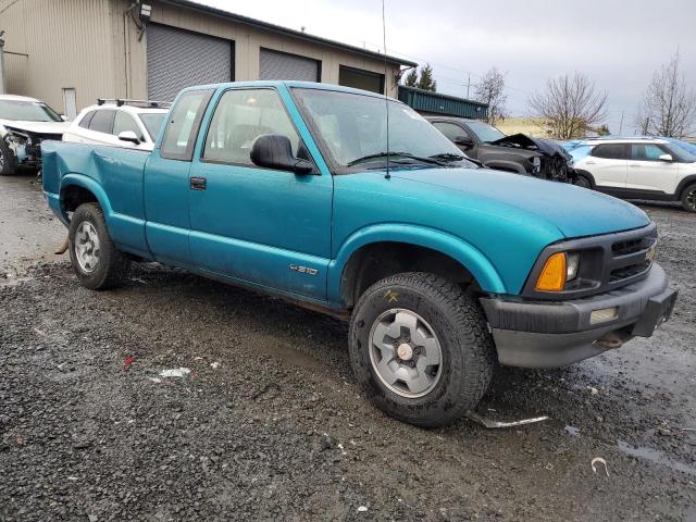 1GCDT19Z0S8108297 - 1995 CHEVROLET S10 S10 TURQUOISE photo 4