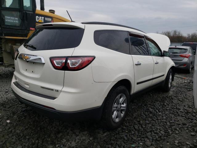 1GNKVFED6FJ132182 - 2015 CHEVROLET TRAVERSE LS WHITE photo 3