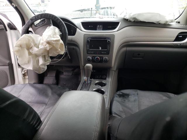 1GNKVFED6FJ132182 - 2015 CHEVROLET TRAVERSE LS WHITE photo 8