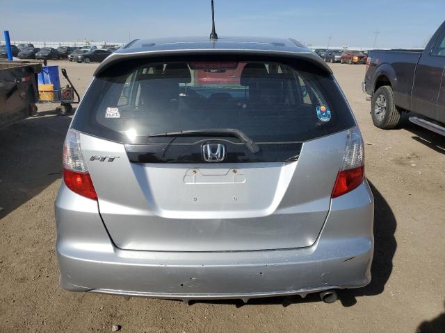 JHMGE8H53CC039858 - 2012 HONDA FIT SPORT SILVER photo 6