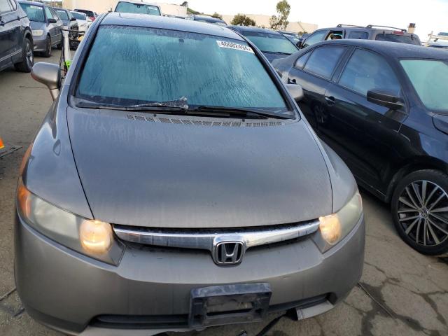 1HGFA16877L005703 - 2007 HONDA CIVIC EX GRAY photo 5