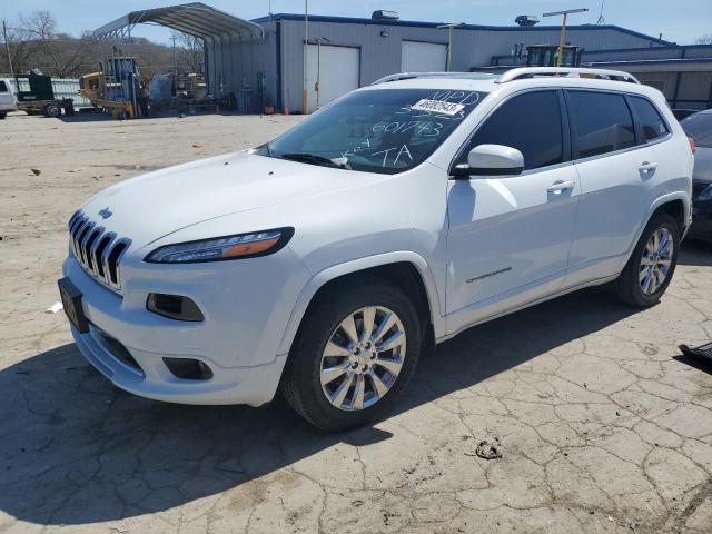 1C4PJMJX2JD601743 - 2018 JEEP CHEROKEE OVERLAND WHITE photo 1