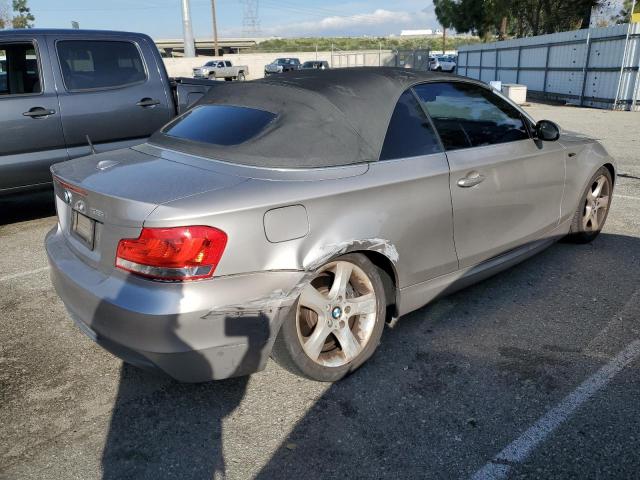 WBAUN93518VF56427 - 2008 BMW 135 I SILVER photo 3