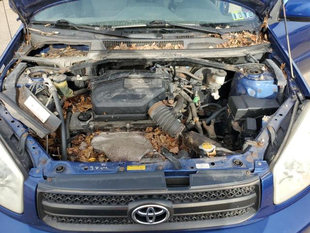 JTEHD20V740025946 - 2004 TOYOTA RAV4 BLUE photo 11