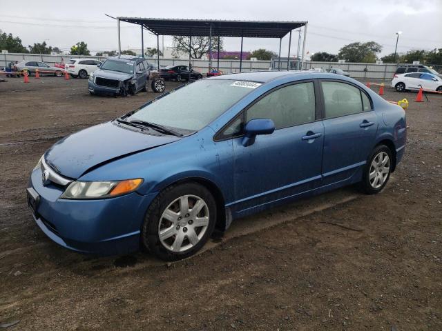 2HGFA16548H511512 - 2008 HONDA CIVIC LX BLUE photo 1