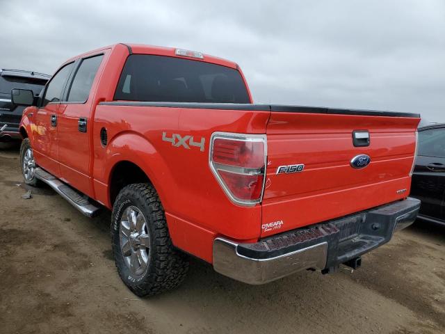 1FTFW1EFXDKD47809 - 2013 FORD F150 SUPERCREW RED photo 2