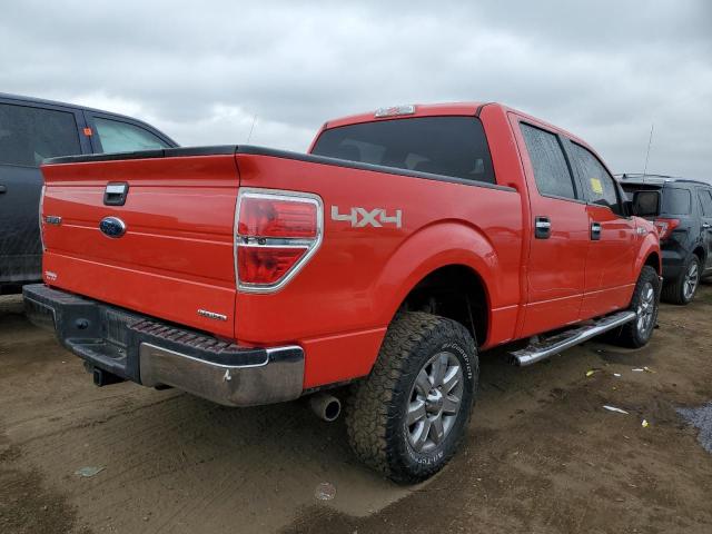 1FTFW1EFXDKD47809 - 2013 FORD F150 SUPERCREW RED photo 3