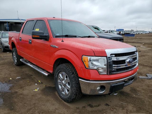 1FTFW1EFXDKD47809 - 2013 FORD F150 SUPERCREW RED photo 4