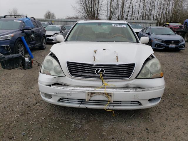 JTHBN30F120055865 - 2002 LEXUS LS 430 WHITE photo 5