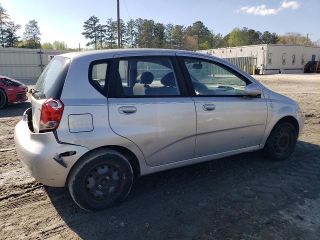 KL1TD66607B713440 - 2007 CHEVROLET AVEO BASE SILVER photo 3