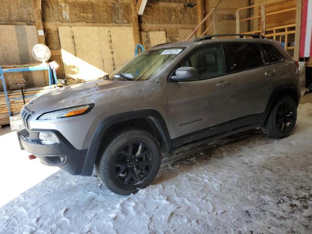 1C4PJMBX7JD525385 - 2018 JEEP CHEROKEE TRAILHAWK GRAY photo 1