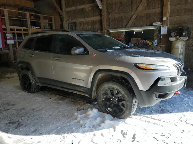1C4PJMBX7JD525385 - 2018 JEEP CHEROKEE TRAILHAWK GRAY photo 4