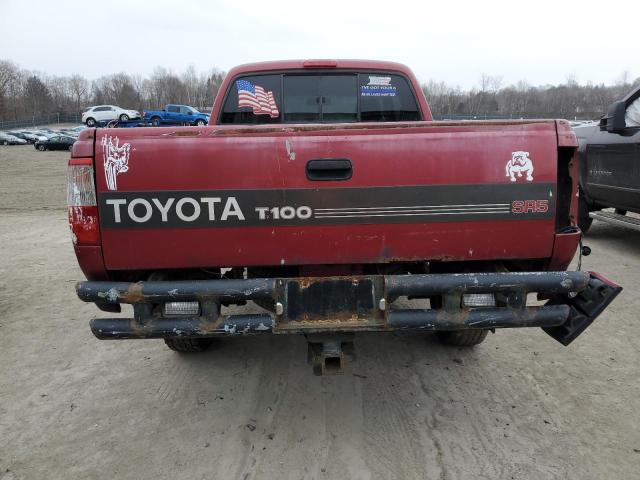 JT4UN24DXW0056497 - 1998 TOYOTA T100 XTRACAB SR5 RED photo 6