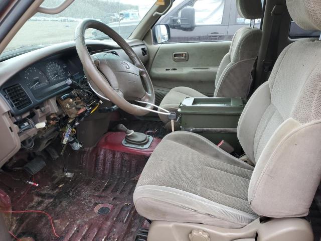 JT4UN24DXW0056497 - 1998 TOYOTA T100 XTRACAB SR5 RED photo 7