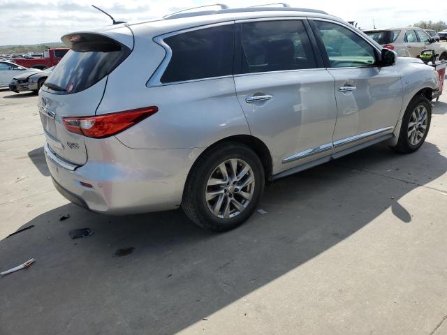 5N1AL0MN7EC550508 - 2014 INFINITI QX60 SILVER photo 3