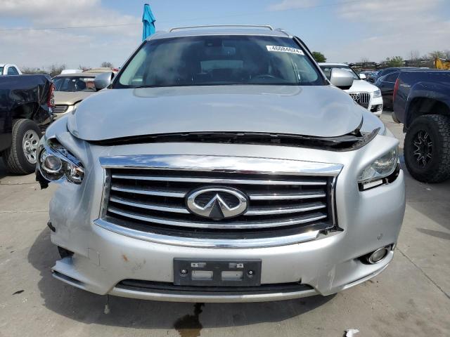 5N1AL0MN7EC550508 - 2014 INFINITI QX60 SILVER photo 5