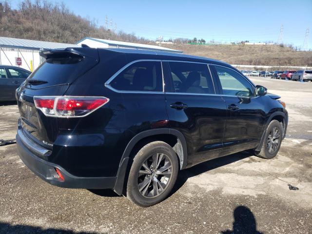 5TDJKRFH2GS503410 - 2016 TOYOTA HIGHLANDER XLE BLACK photo 3